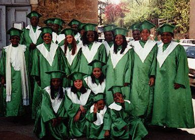 Chorale gospel cérémonie religieuse